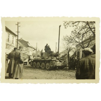 Pz.Kpfw.38 (t) från andra stridsvagnsregementet i Jugoslavien. Espenlaub militaria